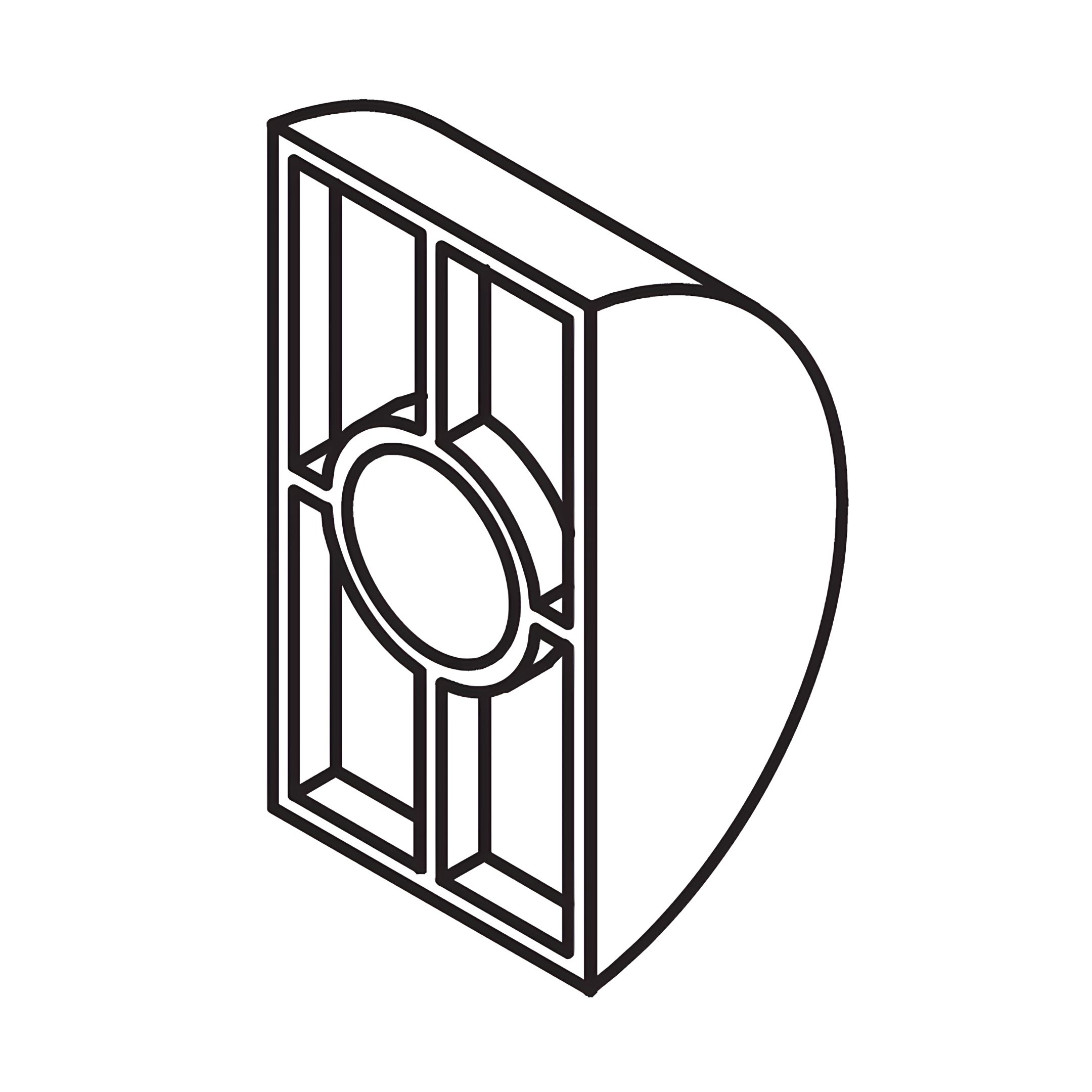 F - Half-moon bracket