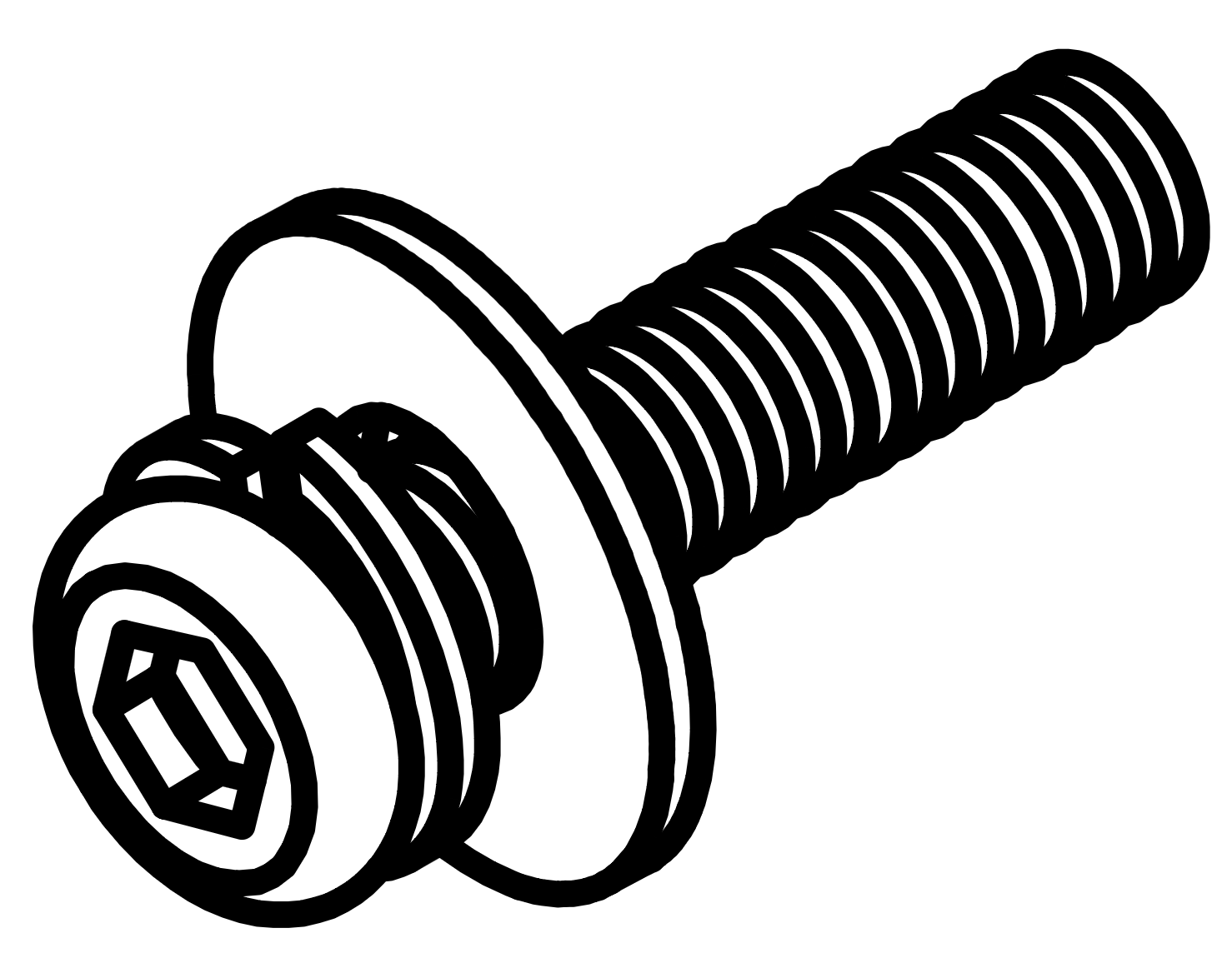 C - Bolt M8x50mm
