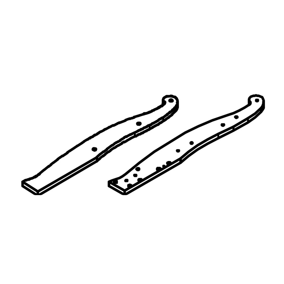 2 - Headboard Wood Post (L/R)