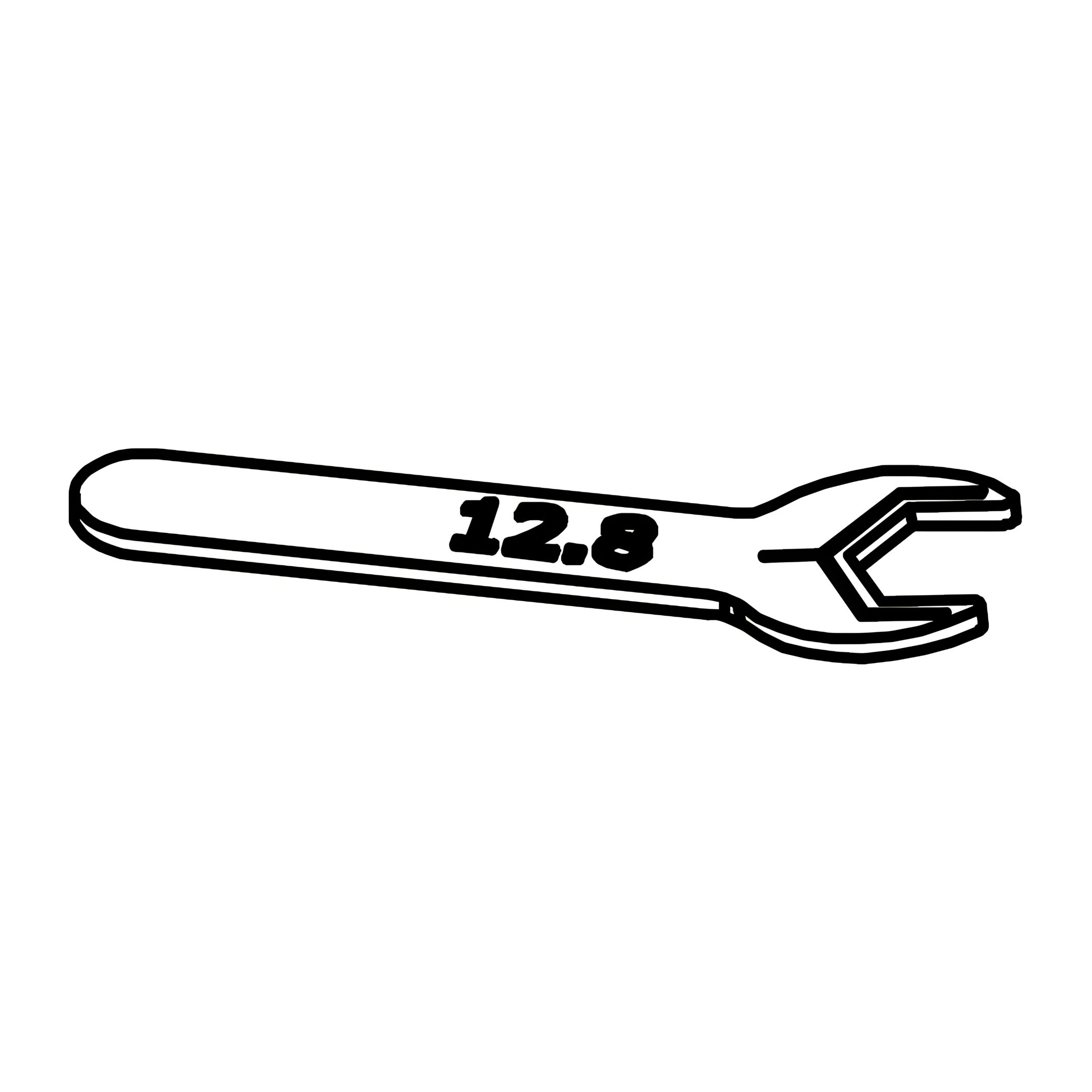 R - M 12.8 Spanner