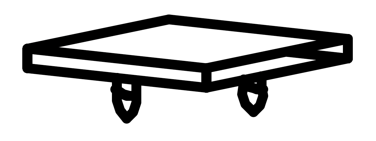 U - Middle Holder (12 for Double, 13 for King)