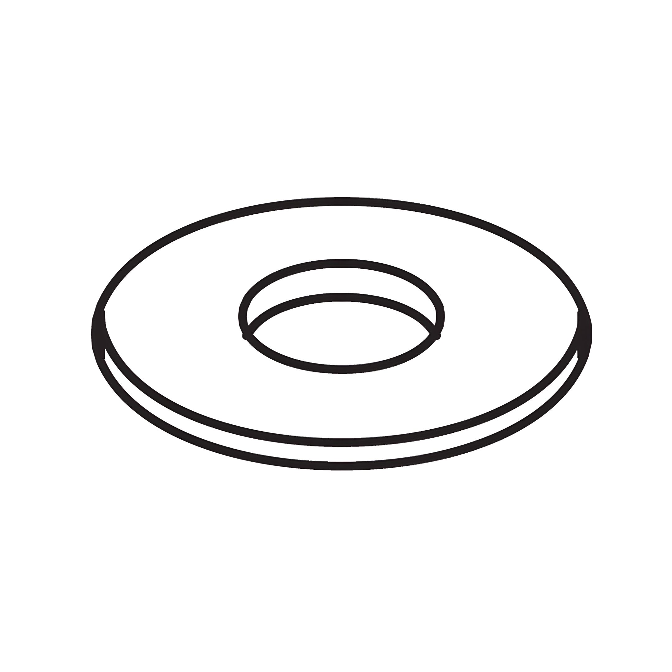 HS - Small flat washer for M8 stud (D) (14mm Diameter)