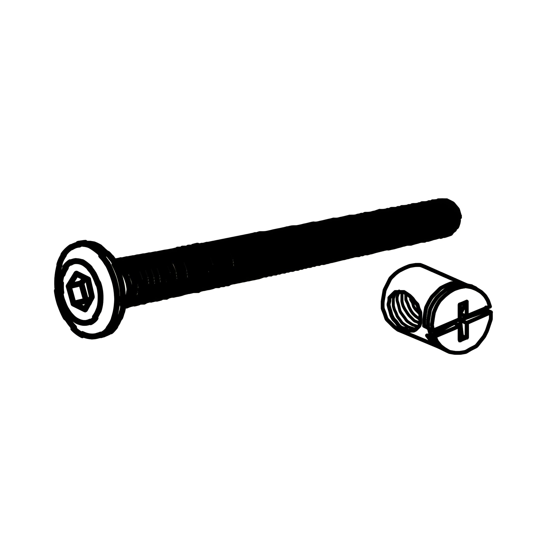 D - Barrel Nut RBW (M6 x 50mm)