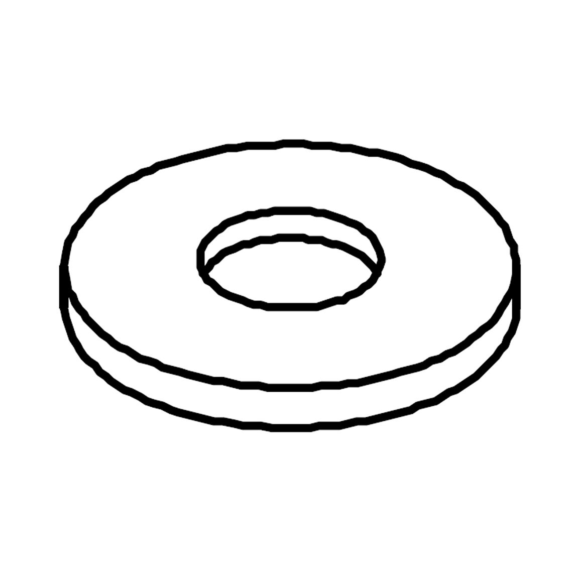A - Flat Washer For (M8xØ16mm) Bolts