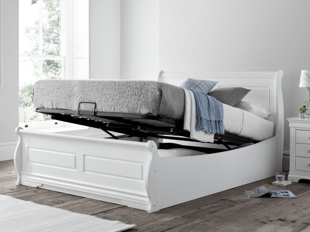 Marseille Wooden Ottoman Storage Bed Frame 
