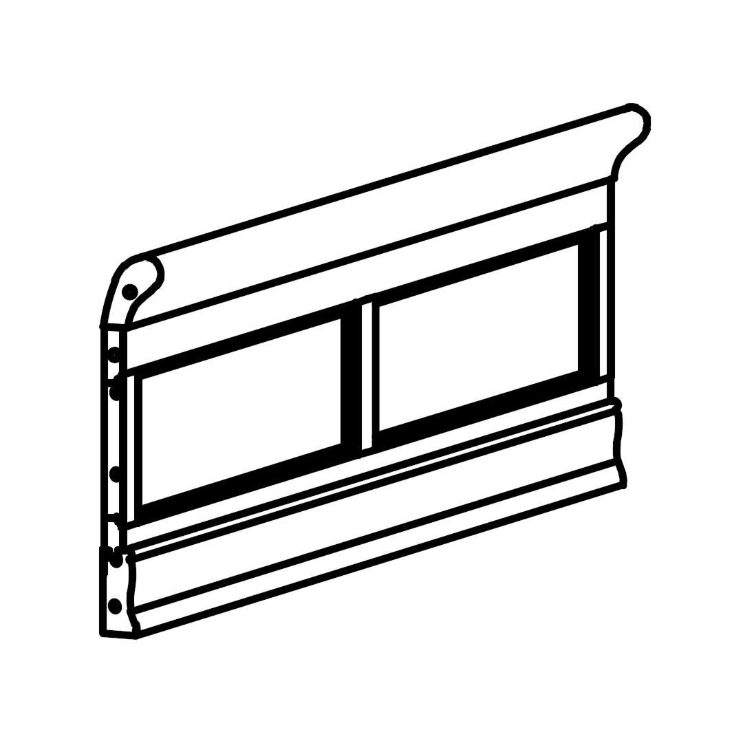 Footboard panel