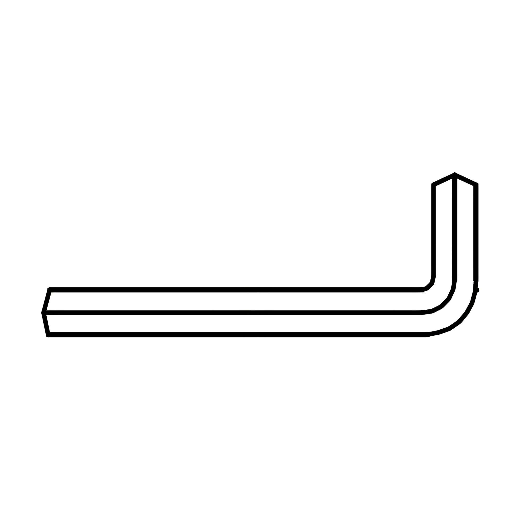 7 - M4 Allen Key (for underbed)