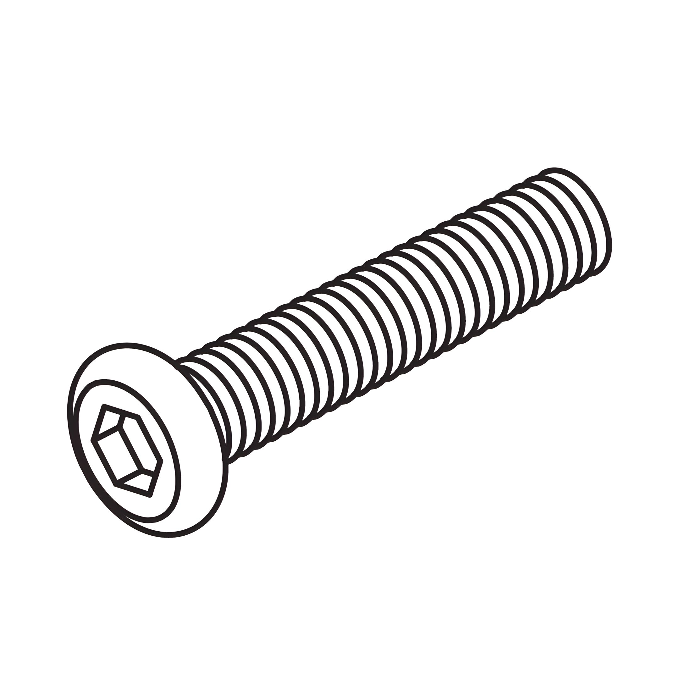 S - Bolt (M8x50mm) for fitting metal slat frame to lift mechanism (15 & 16)