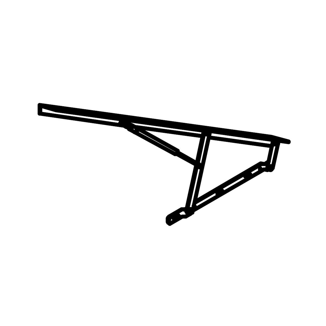 Left Gas Lift Frame