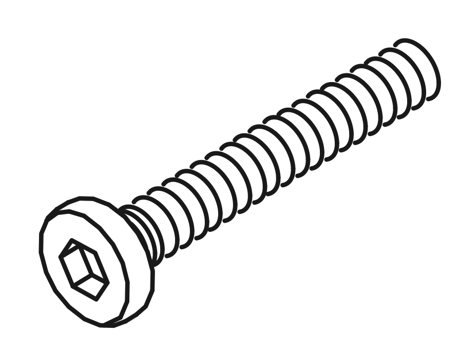  H - Bolts M6x50mm