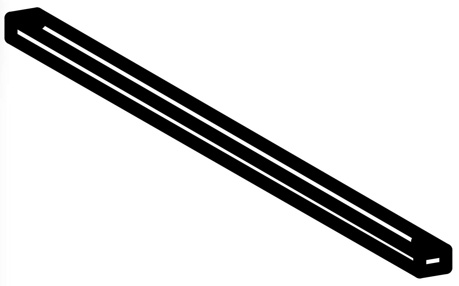Q - Cross Bar (1327 x 20 x 25mm)