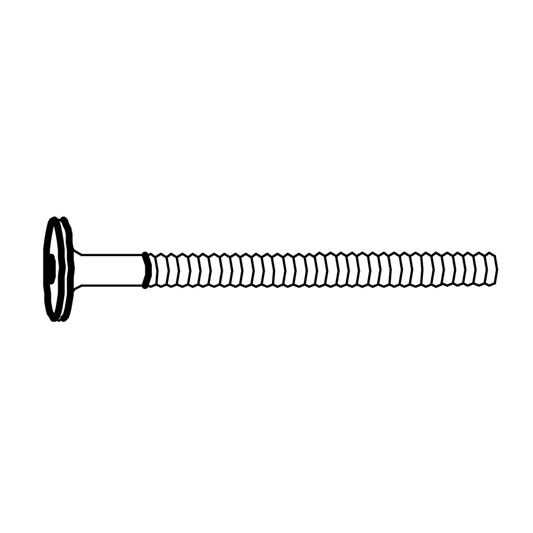 K - JCBC M6 x 90mm