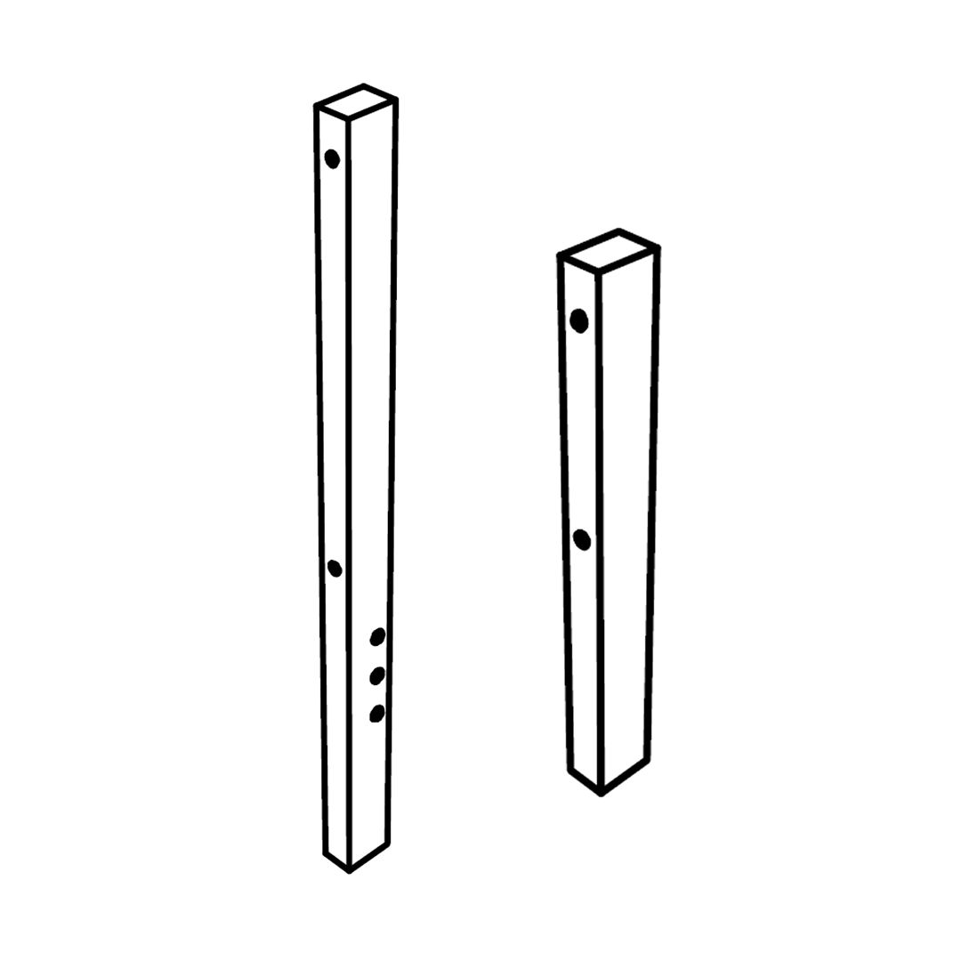 2 - Head Posts and Foot Posts (L/R)