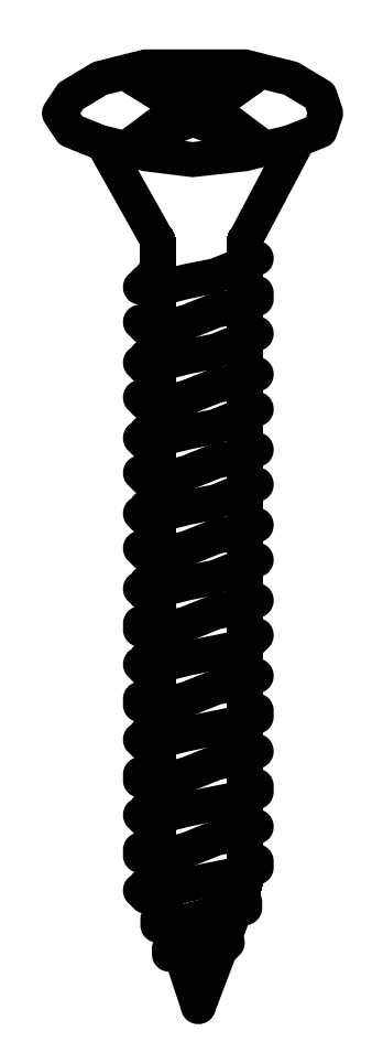 K - Screw CSK M4 × 25 mm